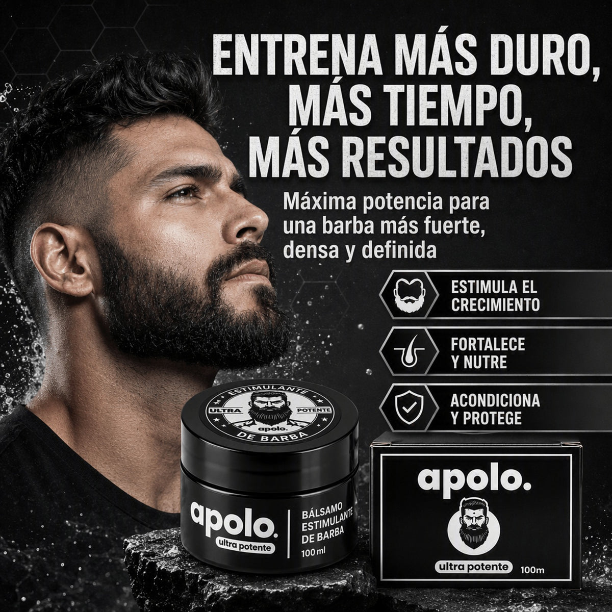 Apolo Bálsamo para cabello y barba