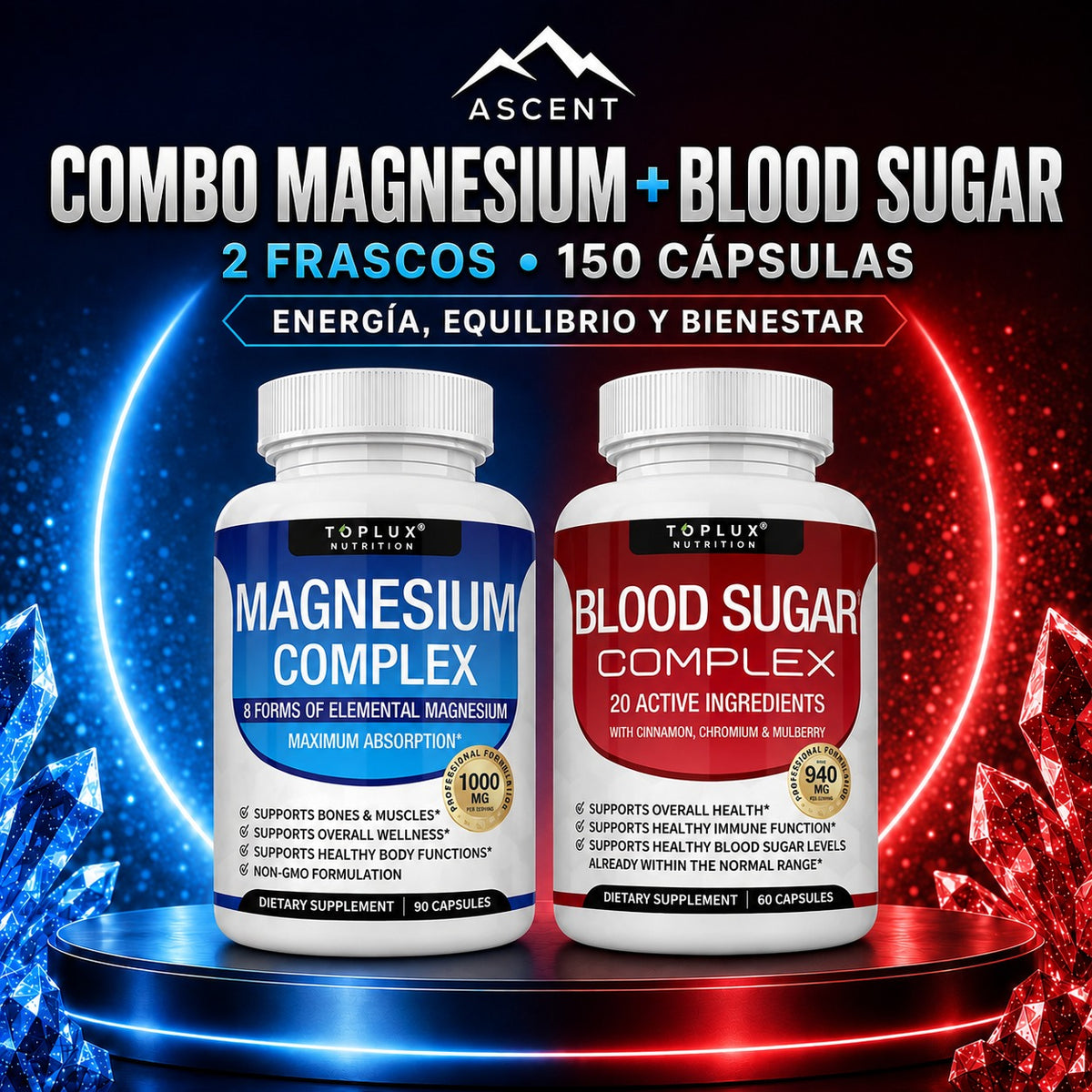 Combo Magnesium Complex + Blood Sugar Complex